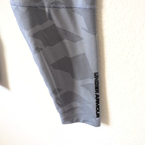 Under Armour Men's Compression Camo Leggings Sz XL Gray Ergonomic Wicking Ankle - Picture 5 of 7